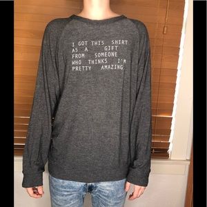 Long sleeve hYOUman shirt